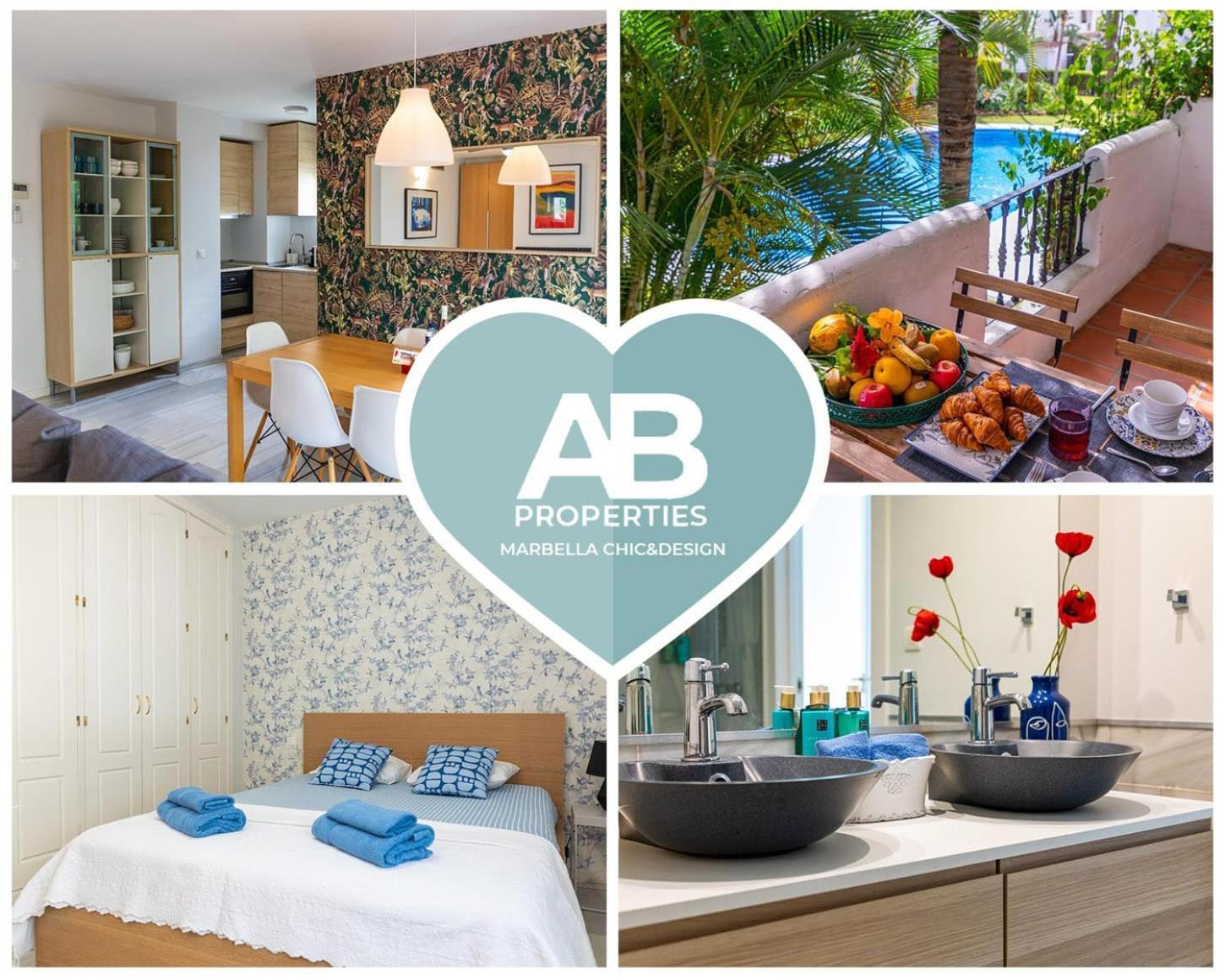 Ab Properties - Design Penthouse Marbella - Puerto Banus - Golden Mile - Pool And Tropical Garden View Exteriér fotografie